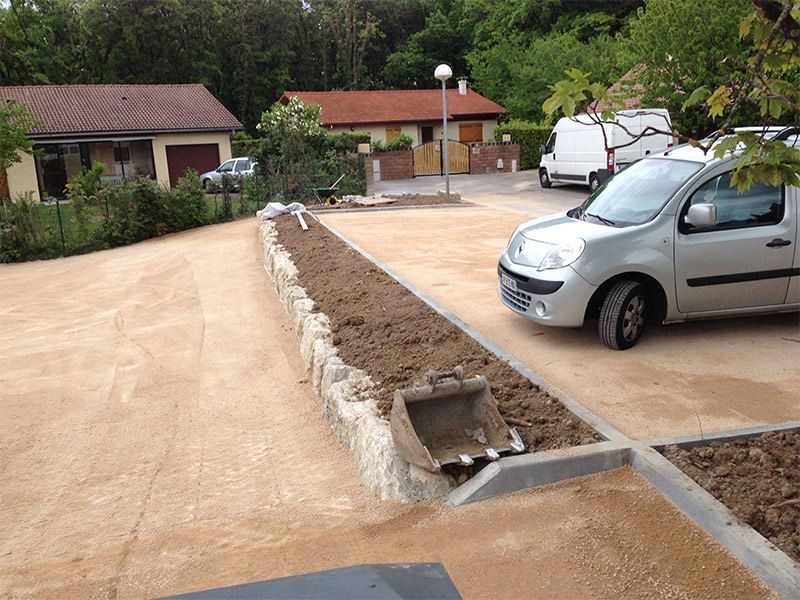 Vernay TP créé un parking pour une copropriété.